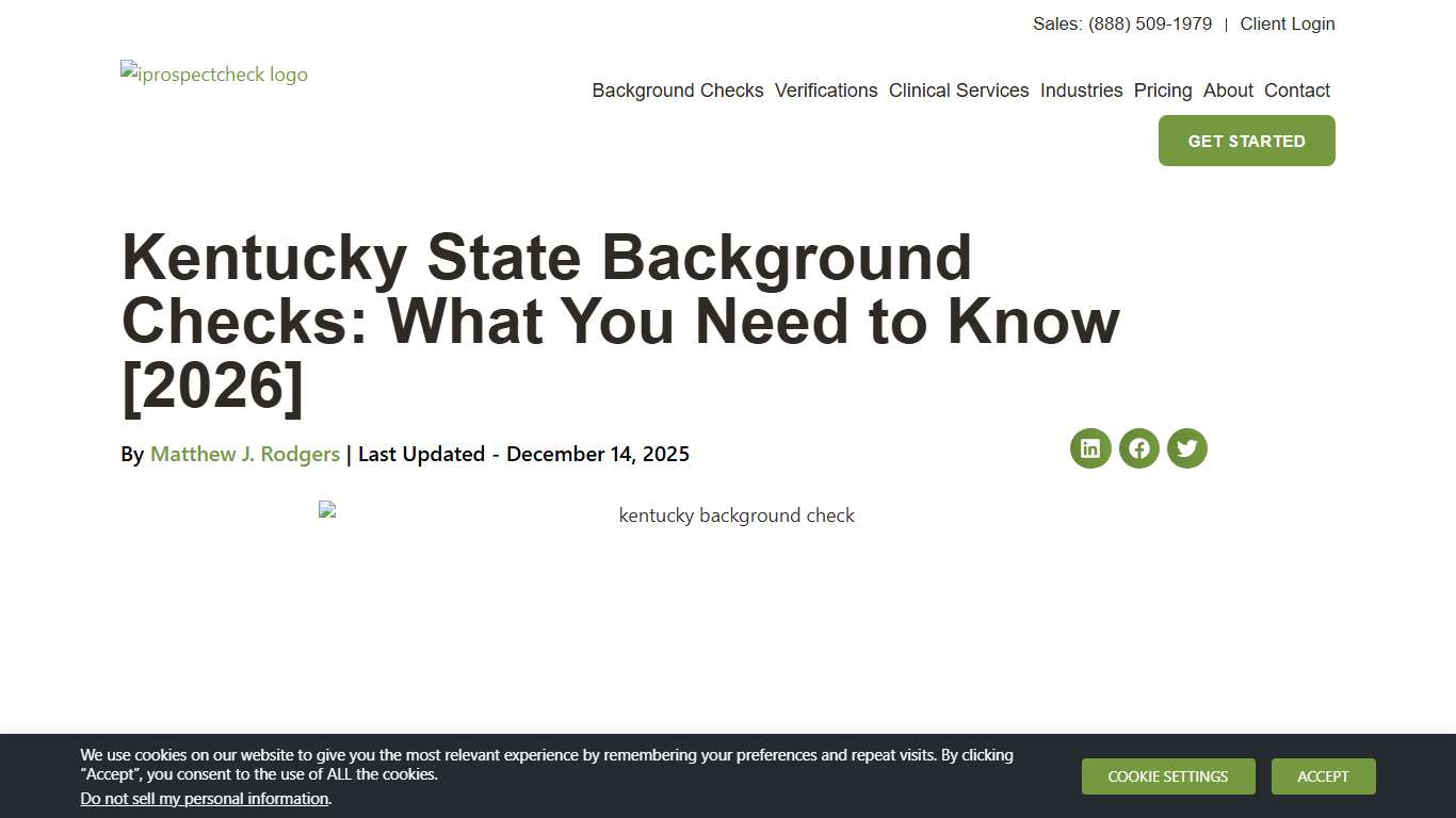 Kentucky State Background Checks: What You Need to Know [2026]